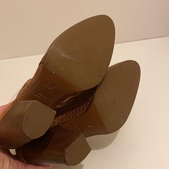 Diane Von Furstenberg Auletta Brown Chesnt suede ankle boots . Size 5 - Picture 10 of 16